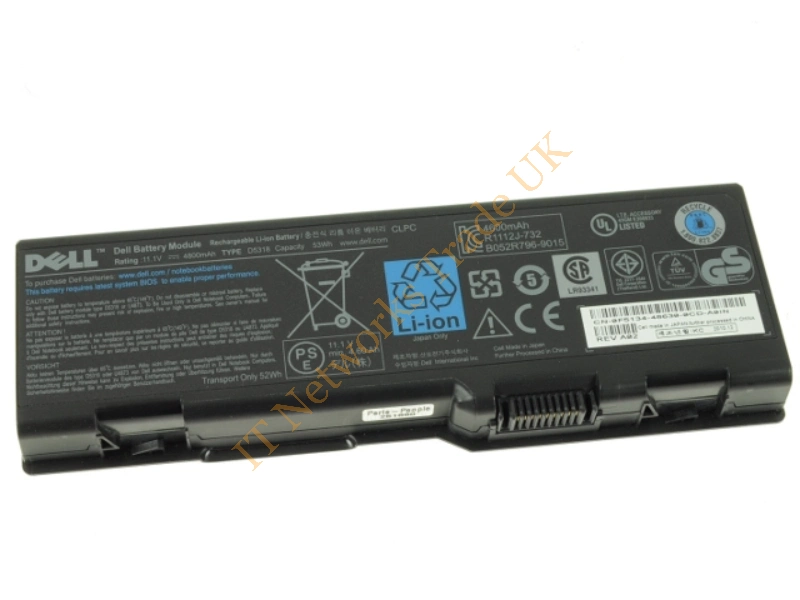 0D5318 Dell 6-Cell 11.1V Battery for Inspiron 6000 9200 9300 9400 E1705 Laptop Battery
