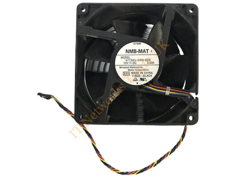 0D7986 Dell 120MMX38MM REAR Fan Assembly for PowerEdge 1800 Cooling Fan