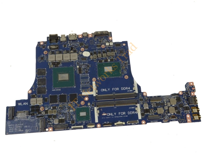 0DGPC Dell System Board with Intel I5-7300Hq 2.5GHz CPU for Alienware 15 R3 Laptop Laptop Motherboard