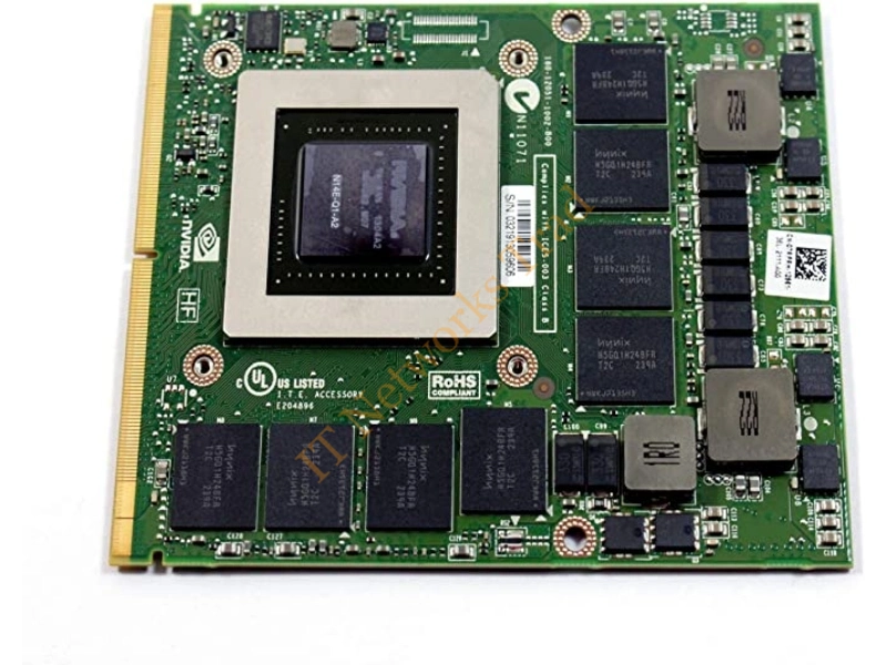 0DPDMK Dell / nVidia Quadro K3000M 2GB GDDR5 SDRAM PCI-Express Video Graphics Card