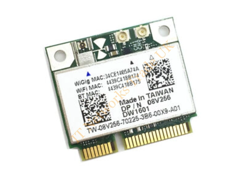 0DR9J8 Dell Wirelss Wifi LAN Card DW1601 Mini PCI-Express WiGig 802.11AD Internal Mini Bluetooth 4.0