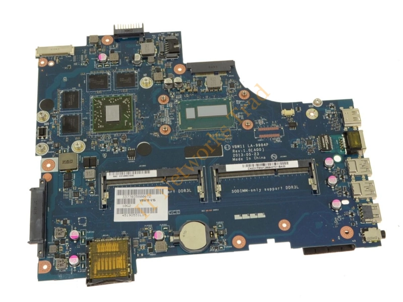 0DYFMW Dell System Board for Inspiron 17R 5737 with Intel i7-4500U 1.8GHz Laptop Motherboard