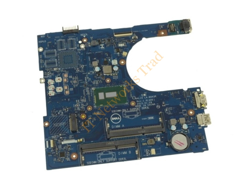 0F0FC6 Dell Inspiron 17 5758 Laptop Motherboard with Intel i3-5005U 2.0GHz