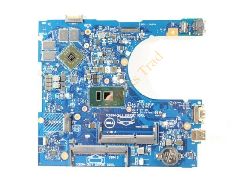 0F1J0W Dell System Board Core i7 2.5GHz (i7-6500U) W/CPU Laptop Motherboard