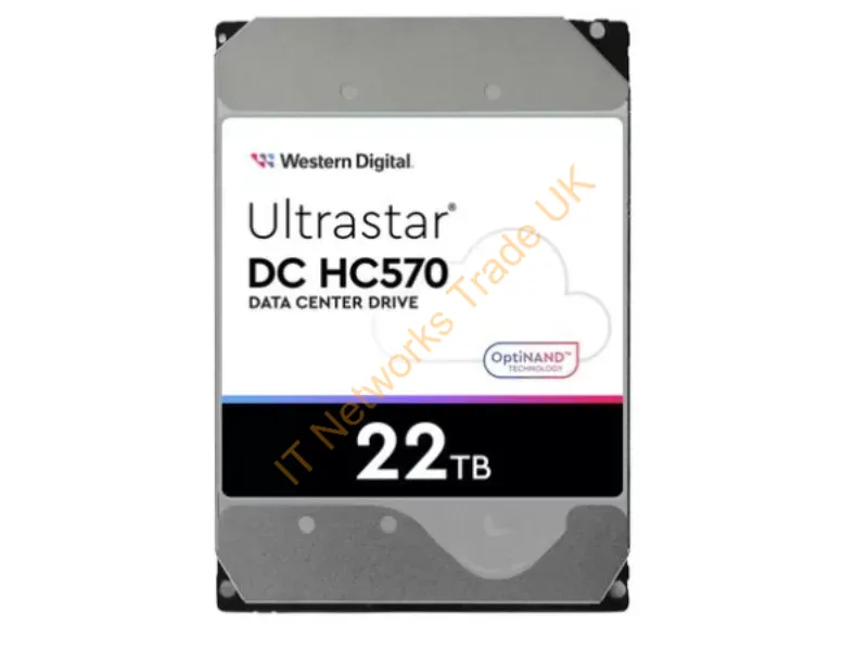 0F48051-20PK - Western Digital Ultrastar Dc Hc570 Internal Hard Drive 22 Tb 7200 Rpm 512 Mb 3.5" Sas