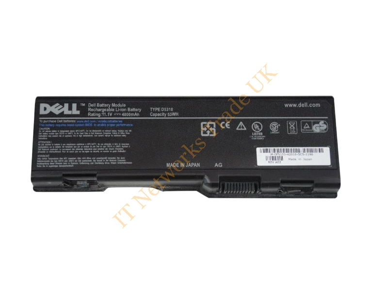 0F5635 Dell 6-Cell 11.1V Battery for Inspiron 6000 9200 9300 9400 E1705 Laptop Battery
