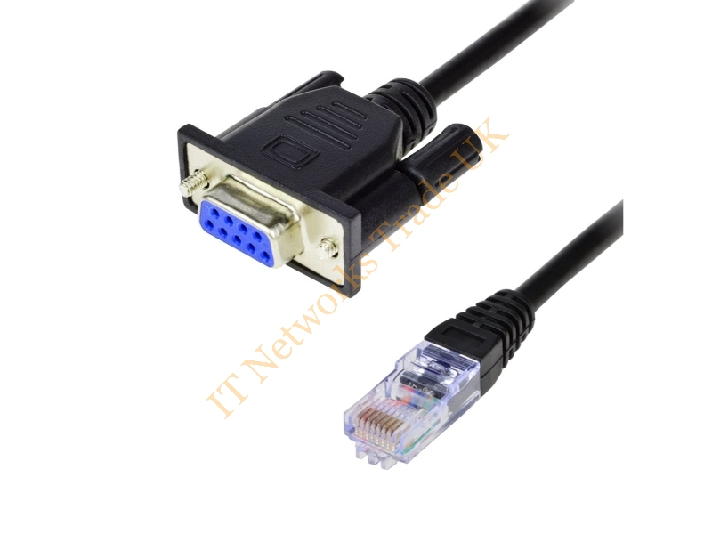 0F9100 Dell DB9-RJ45 6ft Communication Cable Connector