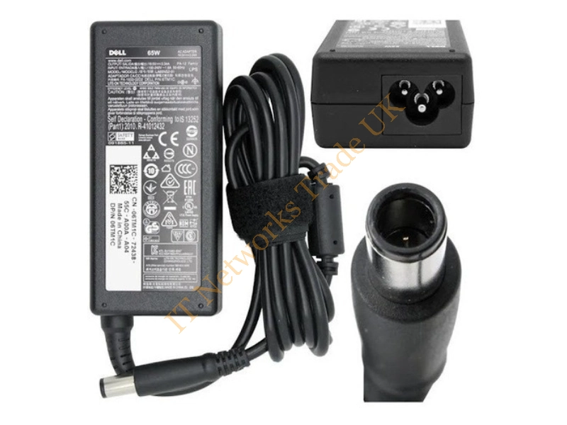 0FF313 Dell 90W 19.5V 4.62A AC Adapter Includes Power Cable Power Adapter