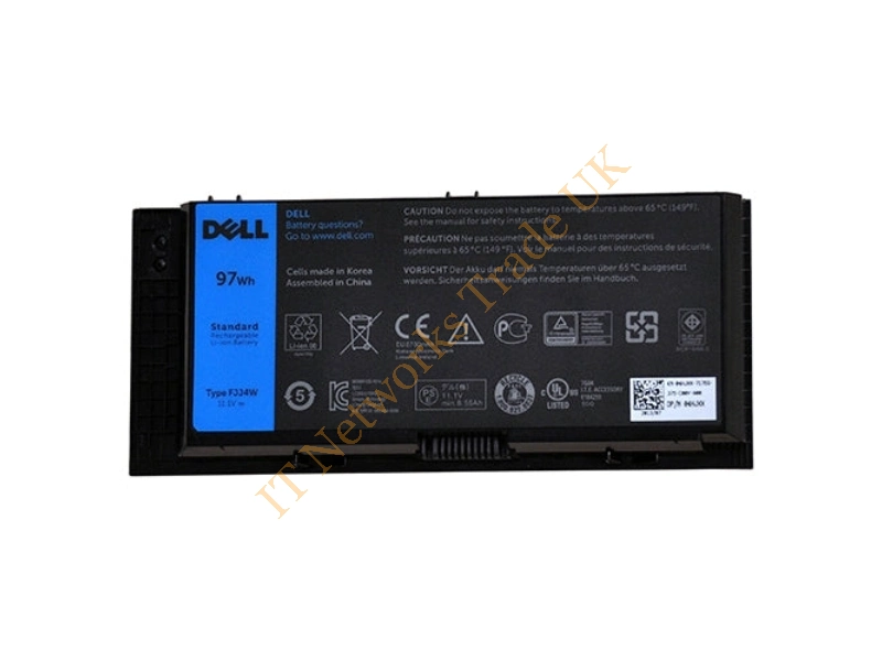 0FJJ4W Dell 9-Cell Battery 97WHr 8550 Precision M6800 M4800 Laptop Battery