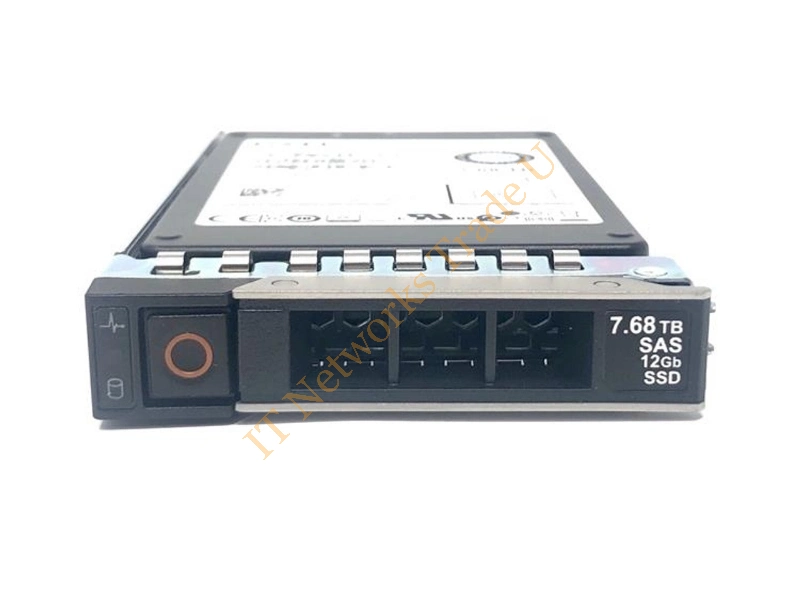 0GT7GT Dell 7.68TB TLC SAS 12Gb/s Read Intensive Hot-Pluggable 2.5-inch Solid State Drive SSD Storage