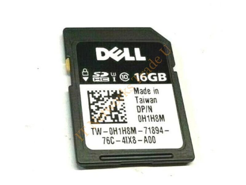 0H1H8M Dell 16GB V Flash SDHC Card Flash Memory