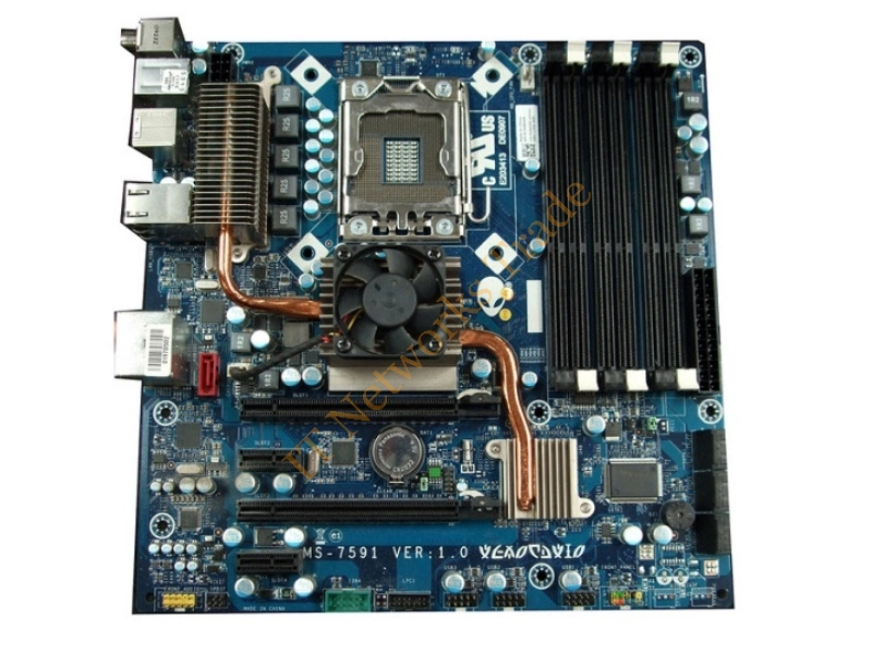 0H869M Dell Intel X58 DDR3 6-Slot System Board Socket LGA1366 for Alienware Aurora Desktop Motherboard
