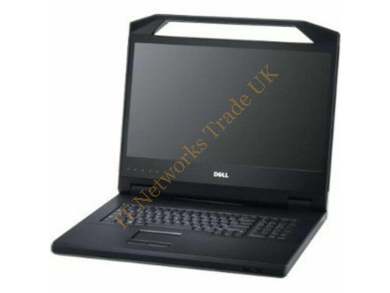 0H8GK0 Dell Rack Console 18.5-inch LED Touchpad Keyboard / Mouse with 1U Ready Rails KVM LCD And Keyboard Combo