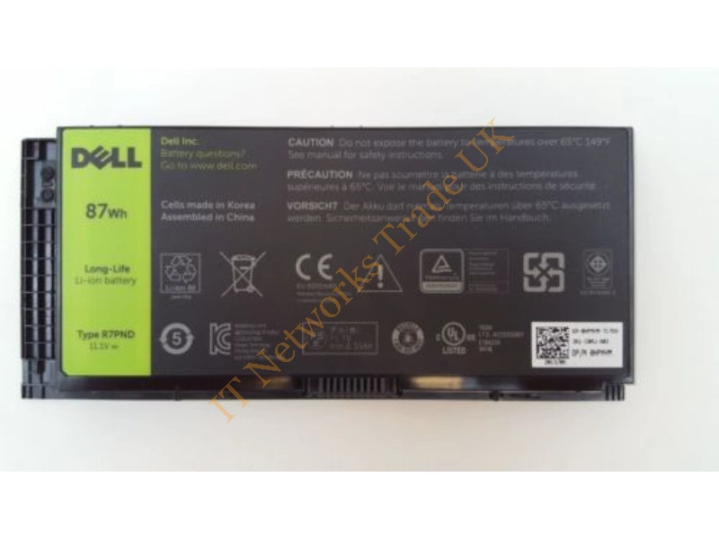0HPNYM Dell 9-Cell 87WHr Battery for Precision M6700 M4700 M6600 M4600 Laptop Battery