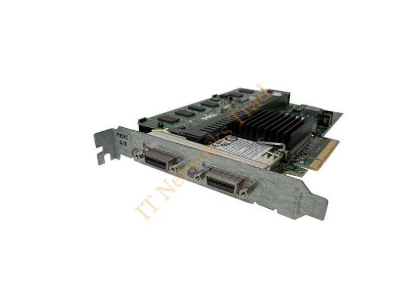 0J155F Dell PERC 6/E Dual Channel PCI-Express SAS RAID Controller with 512MB Cache