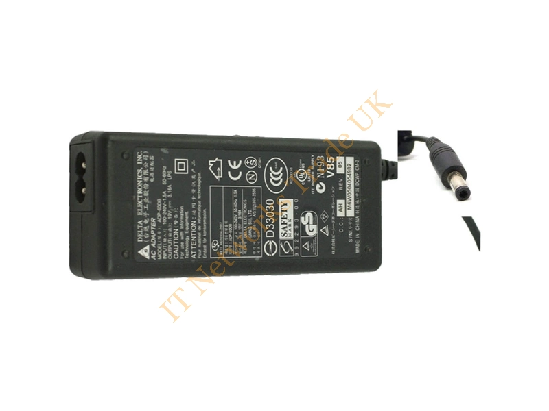 0J8068 Dell 60W 19V 3.16A AC Adapter Includes Power Cable Power Adapter