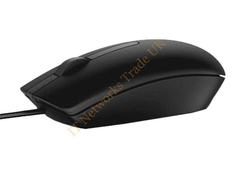 0JCYP0 Dell MS116 1000 dpi Wired USB Black Optical Mouse