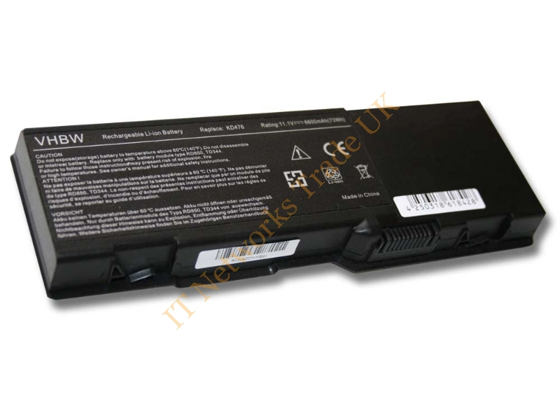 0JN149 Dell 85Whr 9-Cell Li-Ion Battery for Inspiron 6100 6400 1501 E1505 131L Laptop Battery