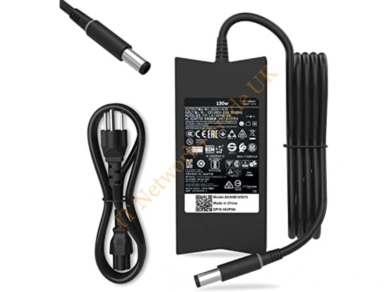 0JU012 Dell 130-Watts 19.5 VOLT 6.7AMP AC Adapter for LATITUDE Inspiron Precision VOSTRO Laptop Accessory