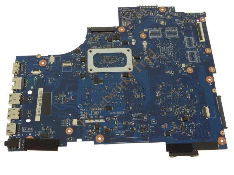 0KC18 Dell System Board with Intel I3-3217U 1.8GHz CPU for Inspiron 17R 3721 Laptop Laptop Motherboard