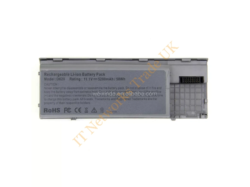 0KD492 Dell 6-Cell 11.1V 56WHr Lithium-Ion Battery for Latitude D620 D630 Laptop Battery