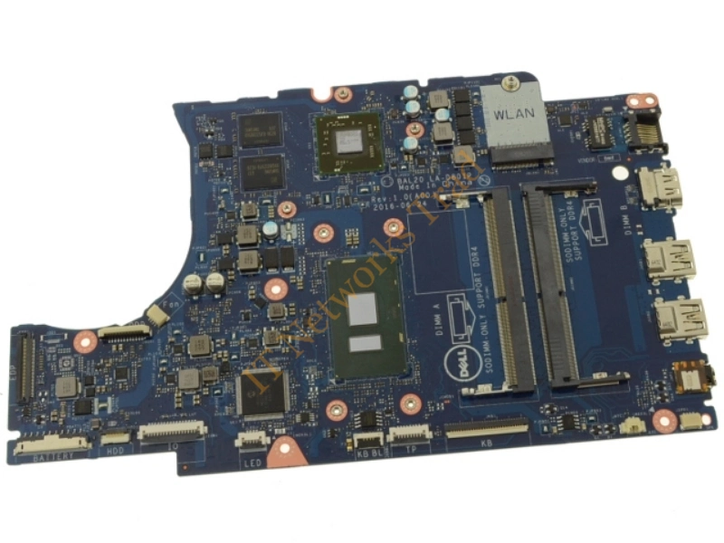 0KFWK9 Dell System Board with Intel I7-7500U 2.7GHz CPU for Inspiron 15 5567 Laptop Laptop Motherboard