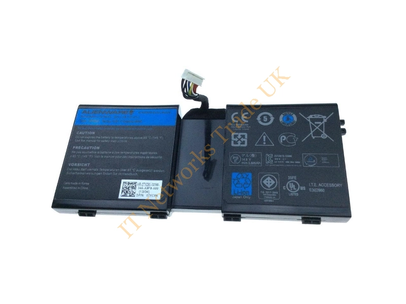 0KJ2PX Dell 8-Cell 86WHr Battery for Alienware 17 18 Laptop Battery