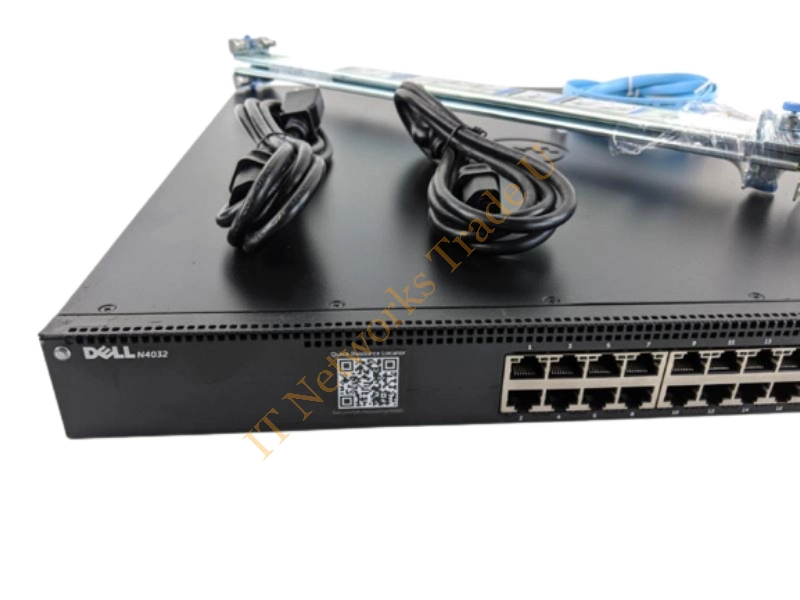 0M0P6C Dell PowerConnect N4032 24-Ports 24 x 10GBase-T Layer 3 Managed Stackable Rack-Mountable Network Switch