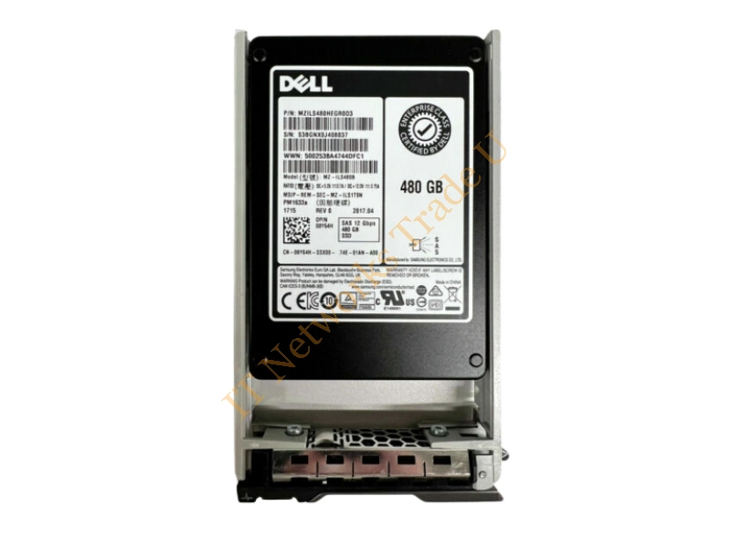 0M16VH Dell 480GB SAS 12Gb/s 2.5-inch Solid State Drive with Tray SSD Storage