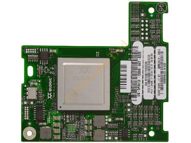 0M393D Dell QME2572 8GB/s Dual Port PCI-Express Fibre Channel Mezzanine Host Bus Adapter for M Series Blade Server Raid Controller