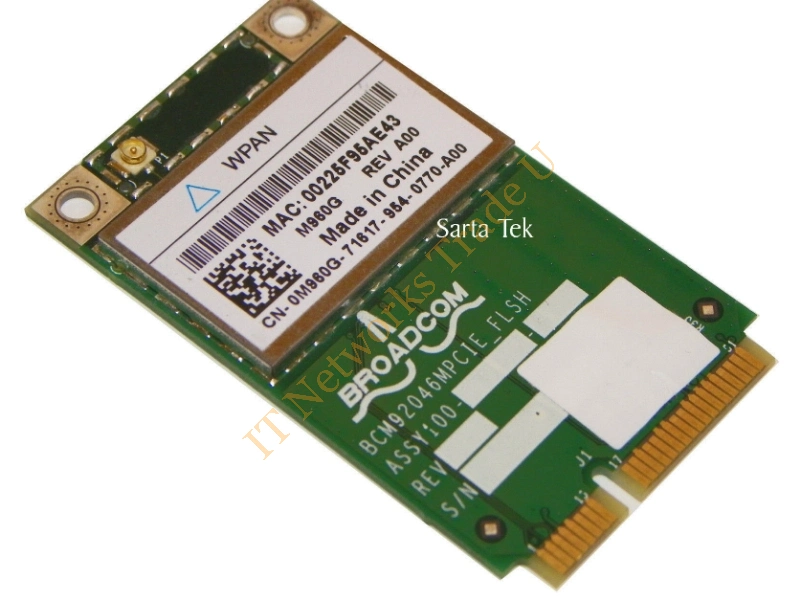0M960G Dell Bluetooth Wpan Wireless LAN Card