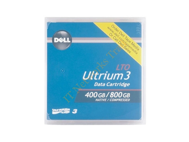 0MC221 Dell 400GB/800GB Data Cartridge for LTO Ultrium 3 Tape Drives (5-Pack) Tape Media Storage