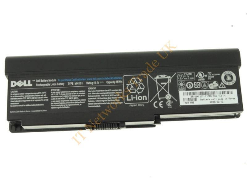 Dell 0MN151 9-Cell 85WHr Battery for Inspiron 7800 / 1420 Laptop Battery
