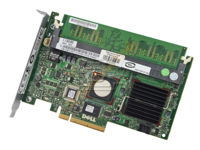 Dell 0MW381 PERC5I SAS Card Assembly Raid Controller