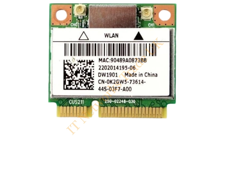 Dell 0MXX0D Wirelss Wifi LAN Card Atheros Mini PCI-Express 802.11b/g/n Internal Mini Inspiron 15 -3531