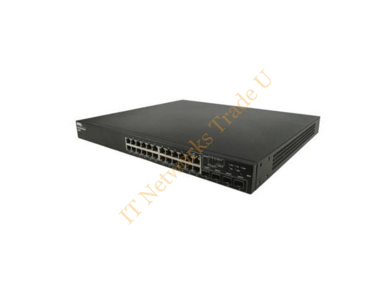Dell 0MY287 PowerConnect 6224 24-Ports 10/100/1000BASE-T + 4 x shared SFP Gigabit Ethernet Managed Network Switch