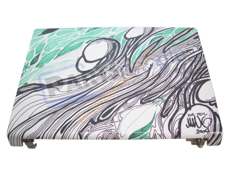 0N287C Dell CCFL Green Swirls Seaweed Back Cover for Studio 1735 1737 Laptop Accessory