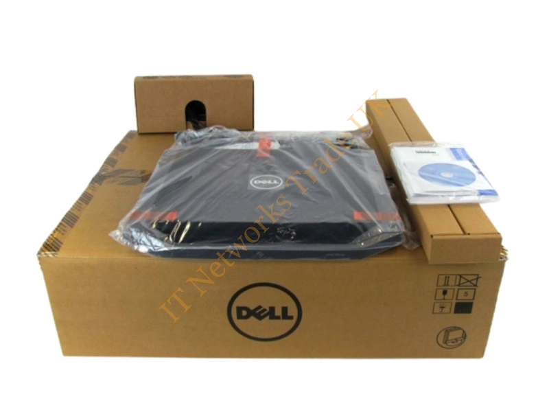 0N6MK0 Dell 18.5 Rack LCD Console W Rail KVM LCD And Keyboard Combo