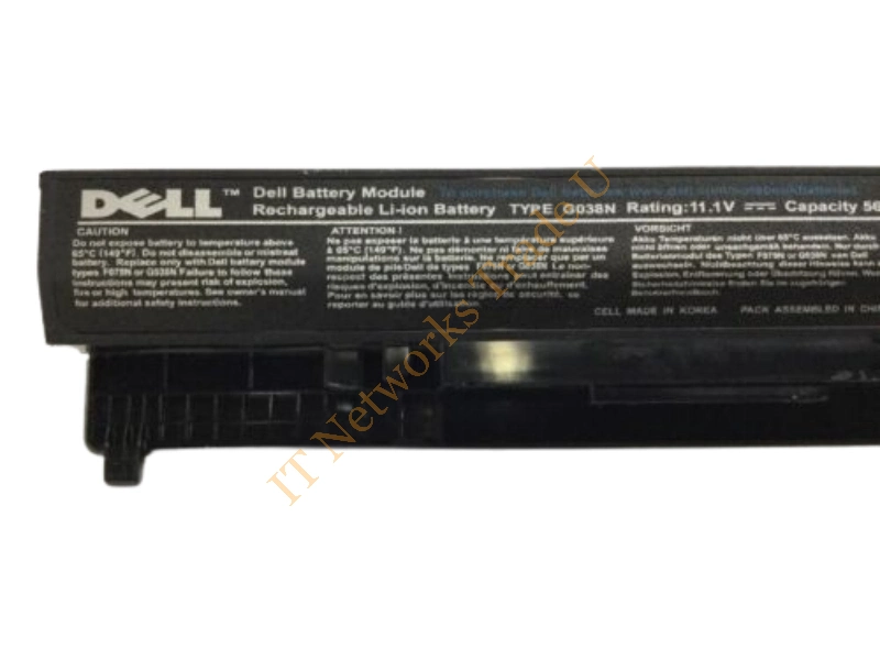 0NR218 Dell 56Whr 6-Cell 11.1V Li-Ion Battery for Inspiron 1520, 1521, 1720, 1721, Vostro 1500, 1700 Laptop Battery