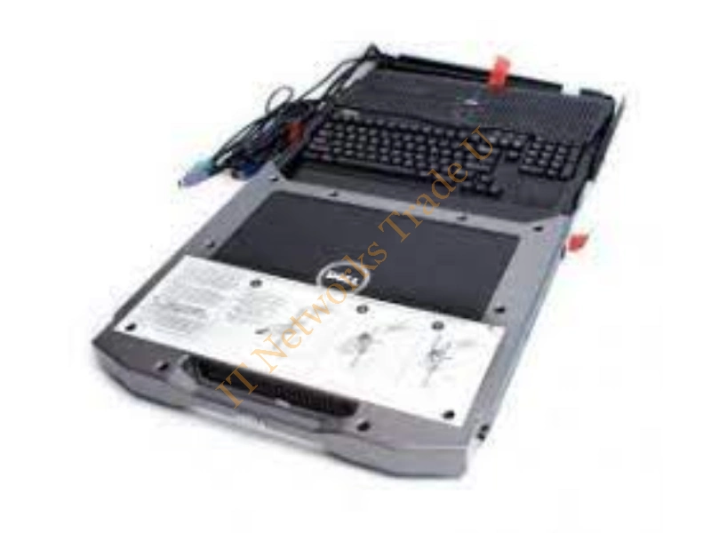 0PDJCN Dell 17FD 17-inch LCD Rack-Mount LCD Console KVM LCD And Keyboard Combo