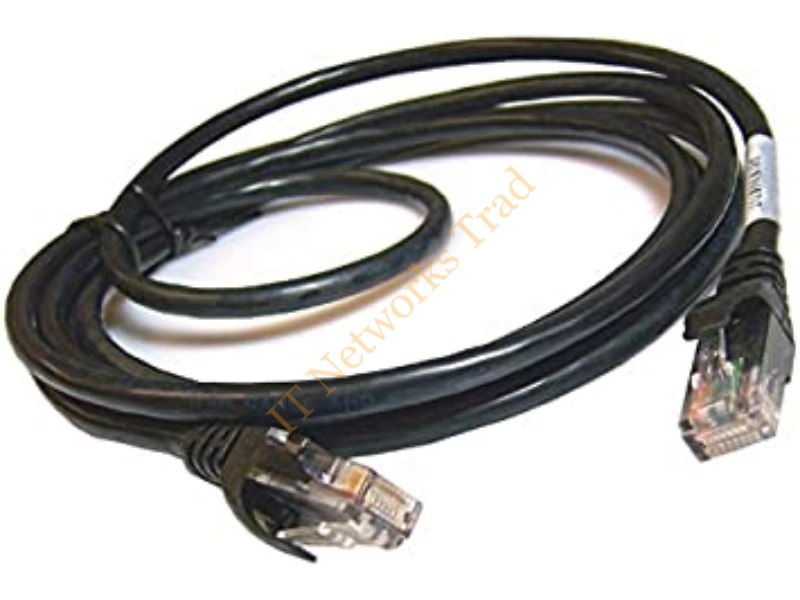 0R717-L19 Dell 7ft CAT5e RJ-45 Black Ethernet Cable Network Ethernet Cable