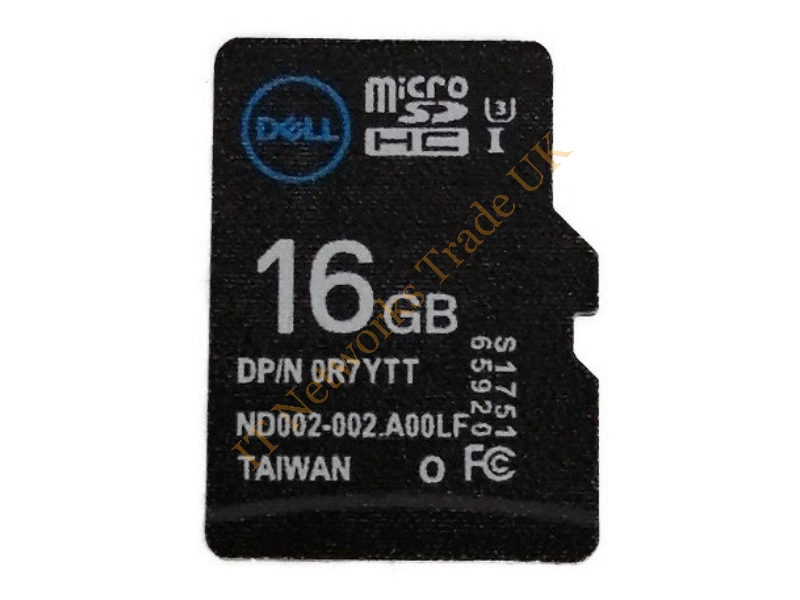 0R7YTT Dell 16GB V Flash SDHC Digital High Capacity Card Flash Memory