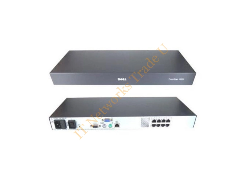 0RD189 Dell PowerEdge 180AS 8-Port PS/2, USB KVM IP Console Switch KVM Switch
