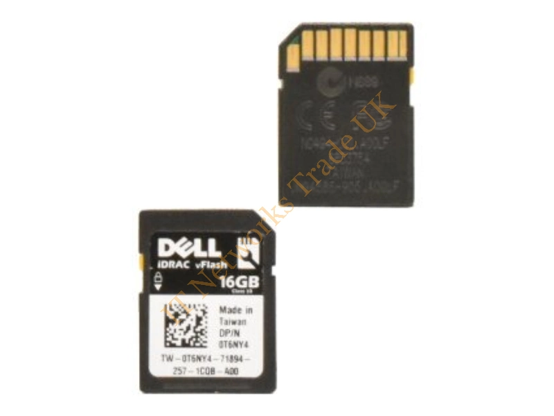 0T6NY4 Dell 16GB Class 10 SD Flash Memory Card