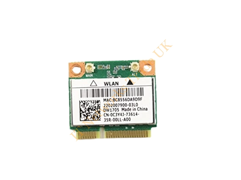 0T9016 Dell Wireless 1370 802.11a/b/g PCI Mini Card Wireless LAN Card