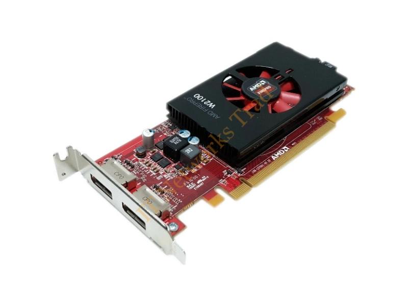 0TDCVV Dell AMD FirePro W2100 2GB GDDR3 DisplayPort DVI-I Video Graphics Card