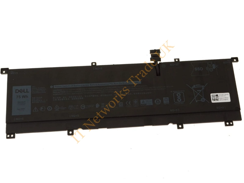 0TMFYT Dell 6-Cell 75Wh 11.4V Li-Ion Battery for XPS 15 9575 Laptop Battery