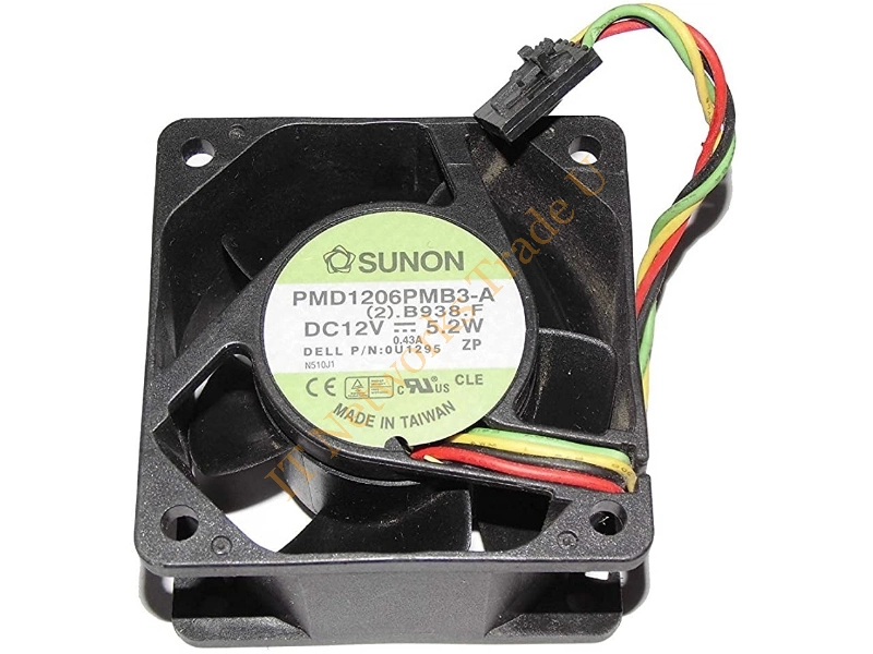0U1295 Dell 60X38MM 12V DC 0.35A Cooling Fan Assembly for Optiplex GX620