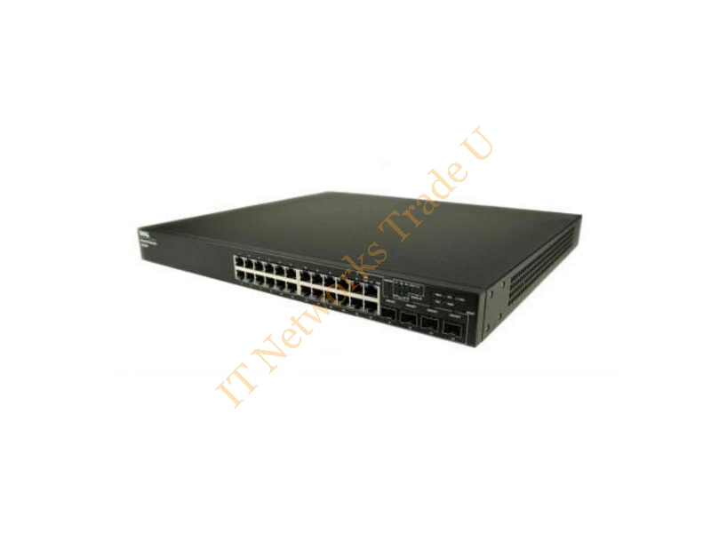 0UU867 Dell PowerConnect 6224P 24-Port 10/100/1000BASE-T GbE Managed Network Switch