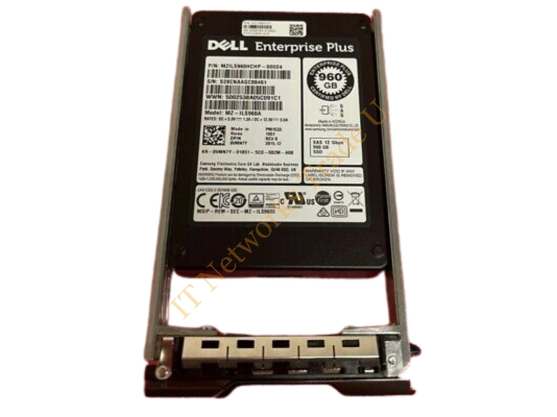 0VMN7Y Dell 960GB Triple-Level Cell SAS 12Gb/s 2.5-inch Solid State Drive SSD Storage